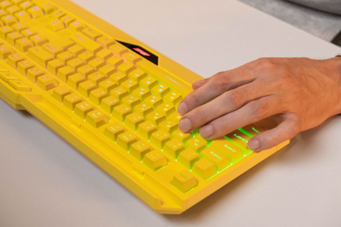 Клавіатура 2E Gaming KG315 RGB USB Yellow Ukr (2E-KG315UYW)