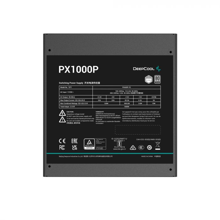 Блок живлення DeepCool PX1000P (R-PXA00P-FC0B-EU) 1000W