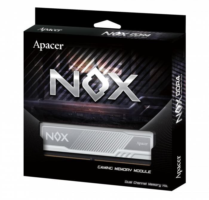 Модуль пам`ятi DDR4 2x16GB/3200 Apacer NOX White (AH4U32G32C28YMWAA-2)