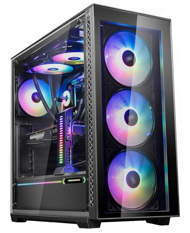 Корпус DeepCool Matrexx 70 ADD-RGB 3F Black (DP-ATX-MATREXX70-BKG0P-3F) без БЖ