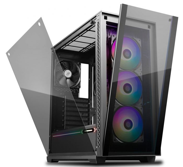 Корпус DeepCool Matrexx 70 ADD-RGB 3F Black (DP-ATX-MATREXX70-BKG0P-3F) без БЖ