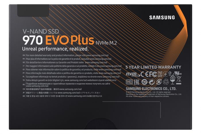 Накопичувач SSD 250GB Samsung 970 EVO Plus M.2 PCIe 3.0 x4 V-NAND MLC (MZ-V7S250BW)