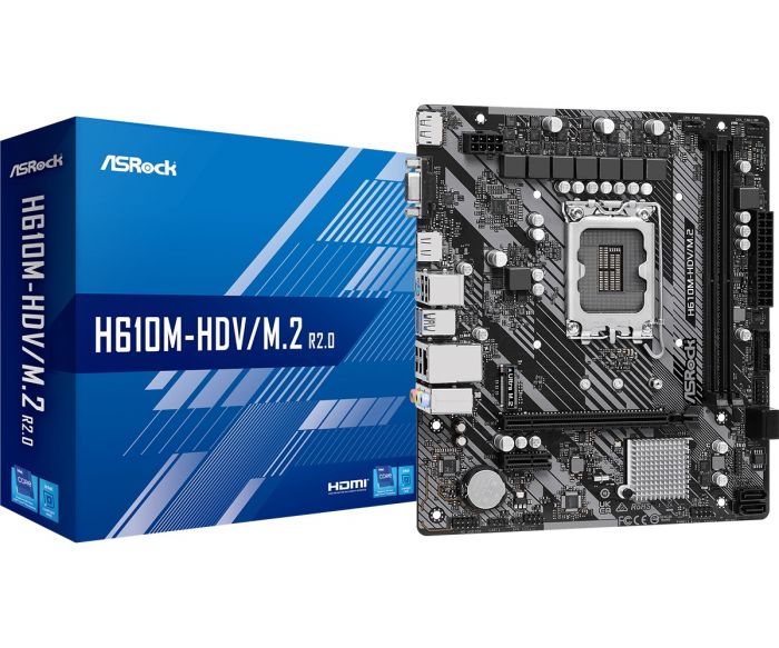 Материнська плата ASRock H610M-HDV/M.2 R2.0 Socket 1700