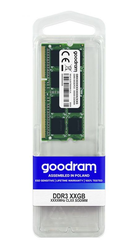 Модуль пам`ятi SO-DIMM 8GB/1600 DDR3 1,35V GOODRAM (GR1600S3V64L11/8G)