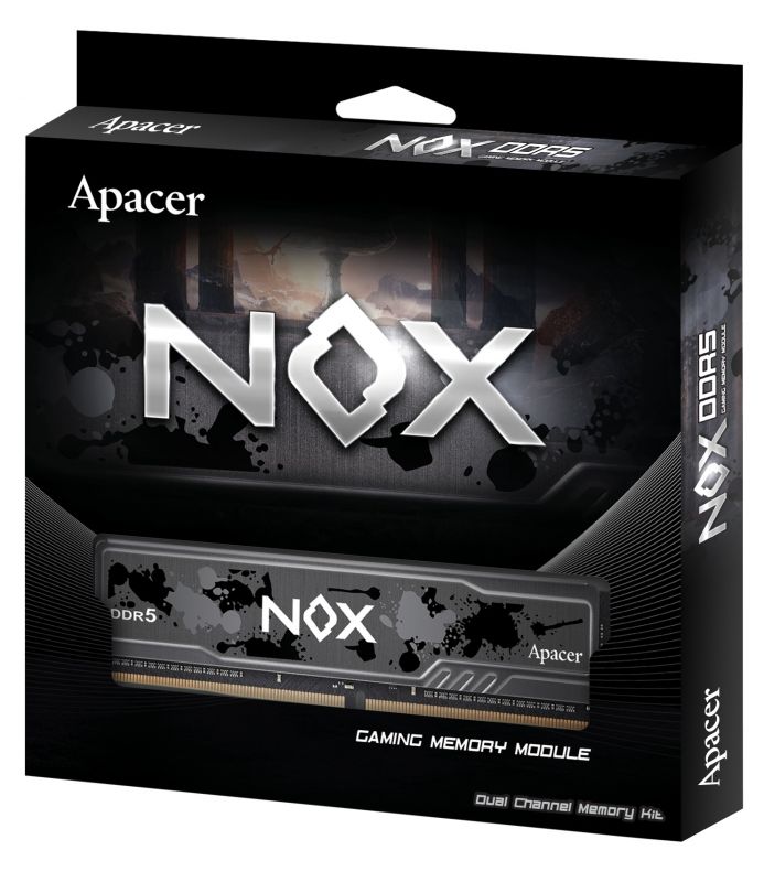 Модуль пам`ятi DDR5 2x32GB/5600 Apacer NOX (AH5U64G56C522MBAA-2)