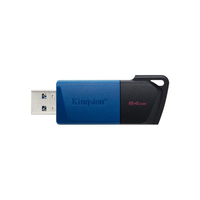 Флеш-накопичувач USB3.2 64GB Kingston DataTraveler Exodia M Black/Blue (DTXM/64GB-2P)