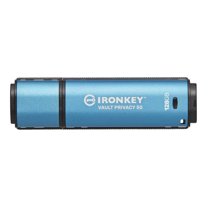 Флеш-накопичувач USB3.2 128GB Kingston IronKey Vault Privacy 50 Type-A Blue (IKVP50/128GB)