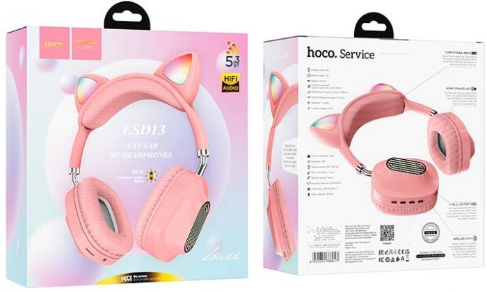 Bluetooth-гарнітура Hoco ESD13 Pink (ESD13P)