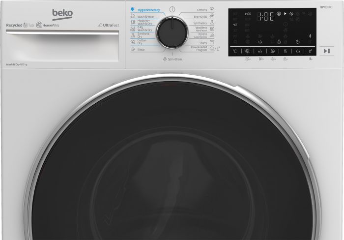 Пральна машина з сушкою Beko B5DFT59447W