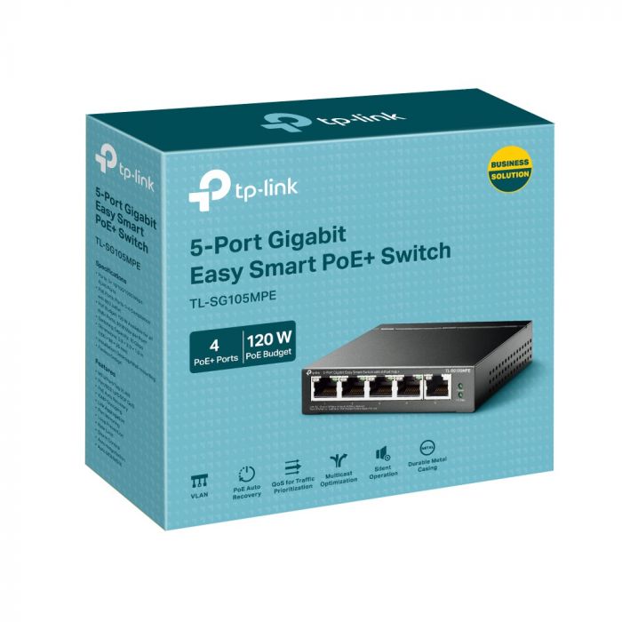 Комутатор TP-Link TL-SG105MPE