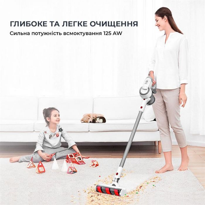 Пилосос Jimmy Wireless Vacuum Cleaner Silver (JV53S)