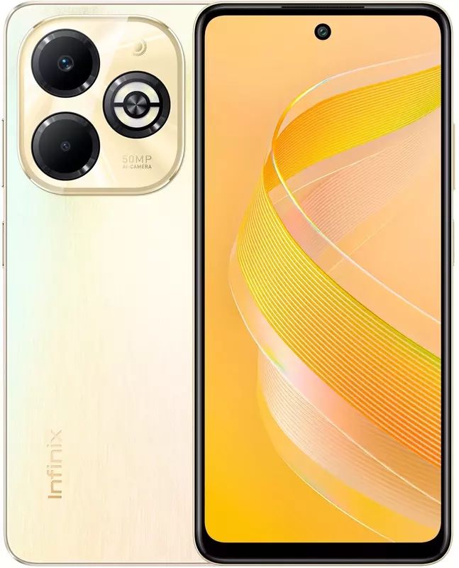 Смартфон Infinix Smart 8 Plus X6526 4/128GB Dual Sim Shiny Gold