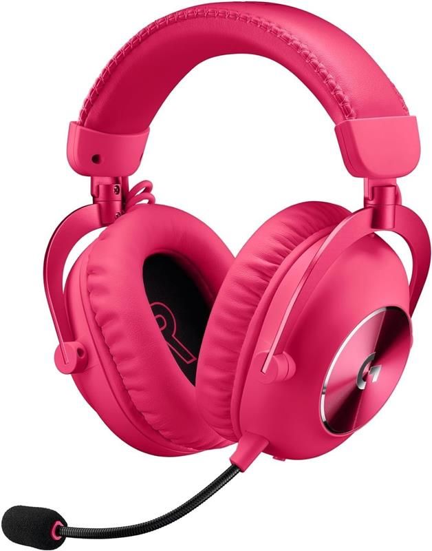 Гарнітура Logitech G Pro X2 Wireless LightSpeed Magenta (981-001275)