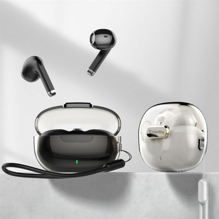 Bluetooth-гарнітура СolorWay Slim TWS-2 Earbuds Black (CW-TWS2BK)