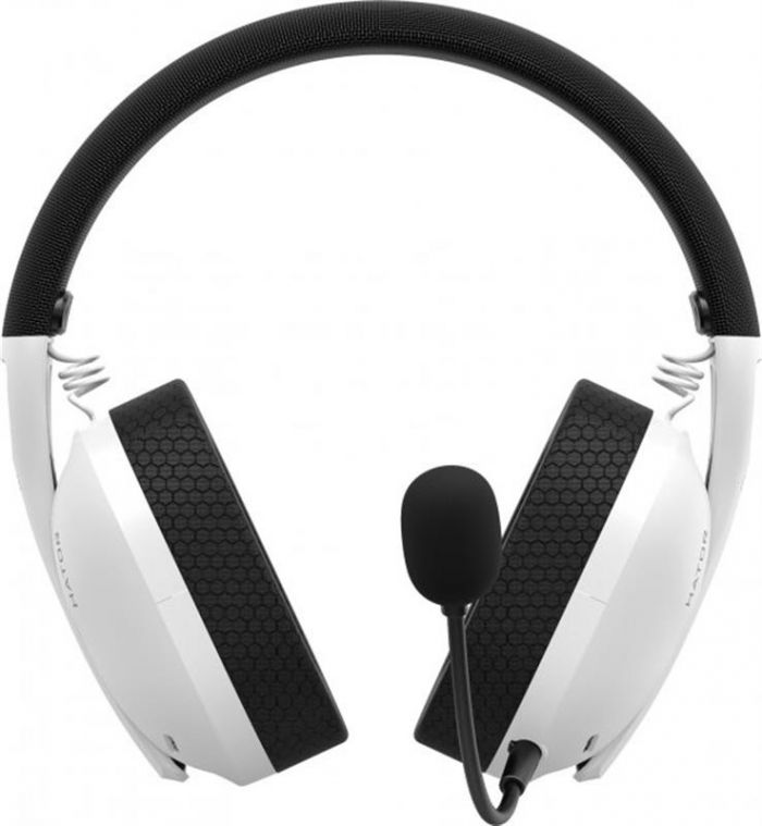 Bluetooth-гарнiтура Hator Hyperpunk 2 Wireless Tri-mode Black/White (HTA-856)