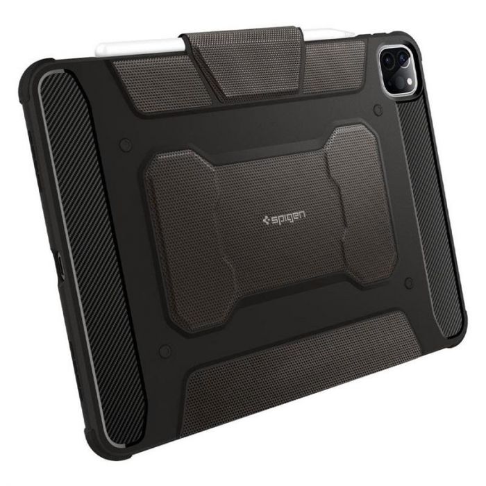 Чохол-книжка Spigen Rugged Armor Pro для Apple iPad Pro 11 (2020/2021/2022) Gunmetal (ACS01025)