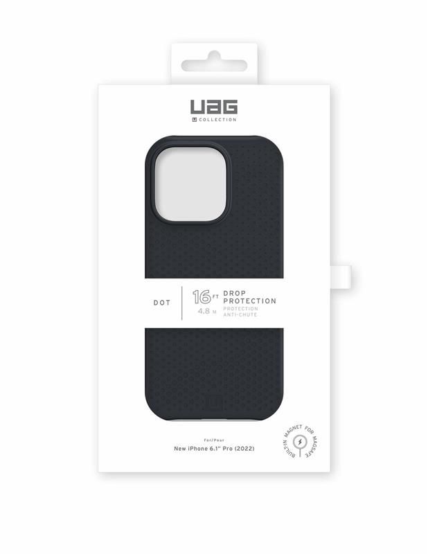 Чохол-накладка Urban Armor Gear Dot Magsafe для Apple iPhone 14 Pro Black (114082314040)