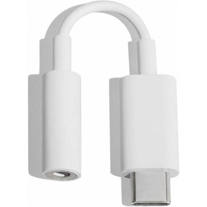 Адаптер Google 3.5 мм - USB Type-C (F/M), White (GA00477-WW)