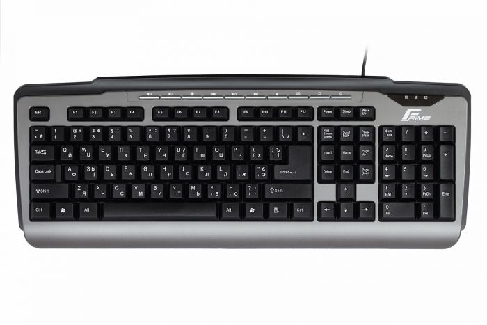 Клавіатура Frime Classic Keyboard Black-Silver USB (FKBB0323)