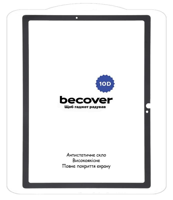 Захисне скло BeCover 10D для Samsung Galaxy Tab S9 FE (SM-X510/SM-X516B) 10.9" Black (710584)