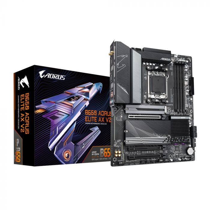 Материнська плата Gigabyte B650 Aorus Elite AX V2 Socket AM5