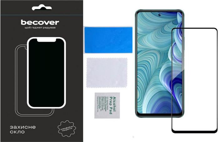 Захисне скло BeCover для Tecno Spark 20C (BG7n) Black (710627)