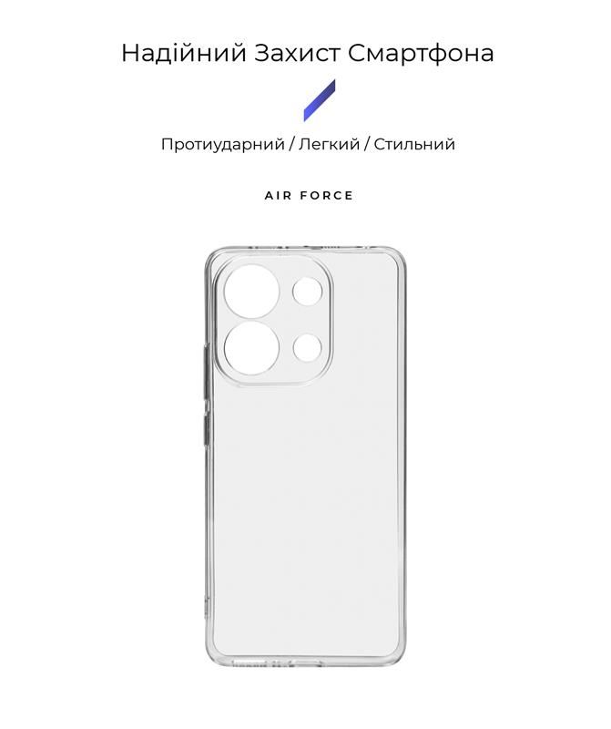 Чохол-накладка Armorstandart Air для Xiaomi Redmi Note 13 4G Camera cover Clear (ARM71880)