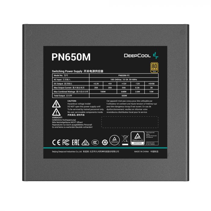 Блок живлення DeepCool PN650M (R-PN650M-FC0B-EU) 650W