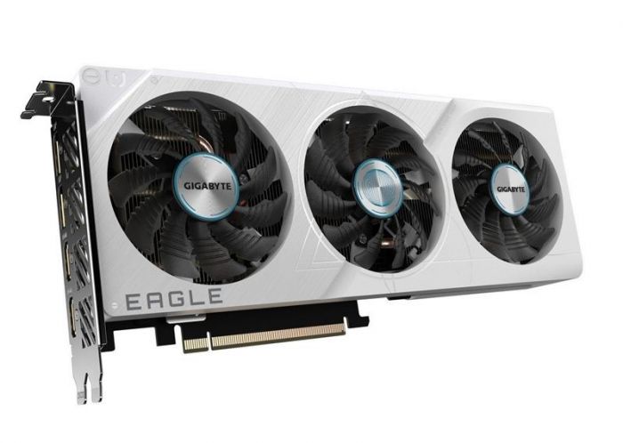 Відеокарта GF RTX 4060 Ti  8GB GDDR6 Eagle OC Ice Gigabyte (GV-N406TEAGLE OC ICE-8GD)