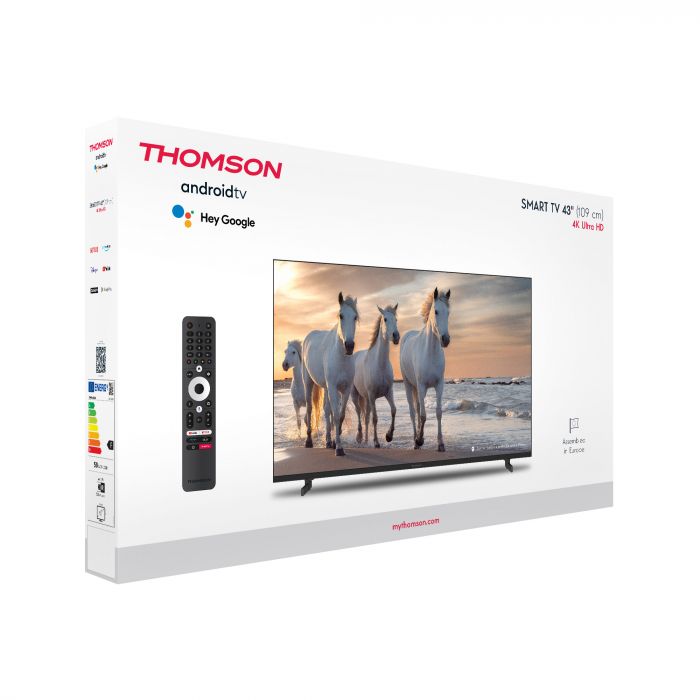 Телевiзор Thomson Android TV 43" UHD 43UA5S13