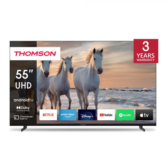 Телевiзор Thomson Android TV 55" UHD 55UA5S13