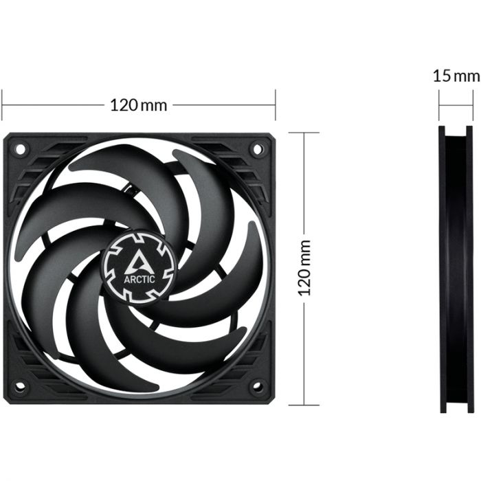 Вентилятор Arctic P12 Slim PWM PST (ACFAN00187A)