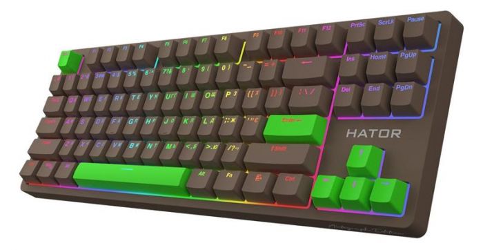 Клавіатура Hator Rockfall 2 Mecha TKL Autograph Edition Choco (HTK-527)