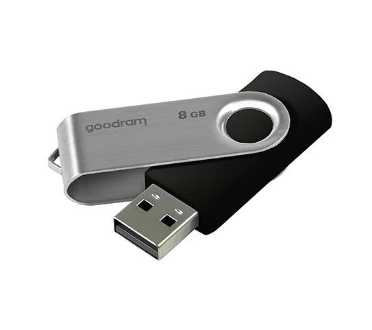 Флеш-накопичувач USB2.0  8GB GOODRAM UTS2 (Twister) Black (UTS2-0080K0R11)