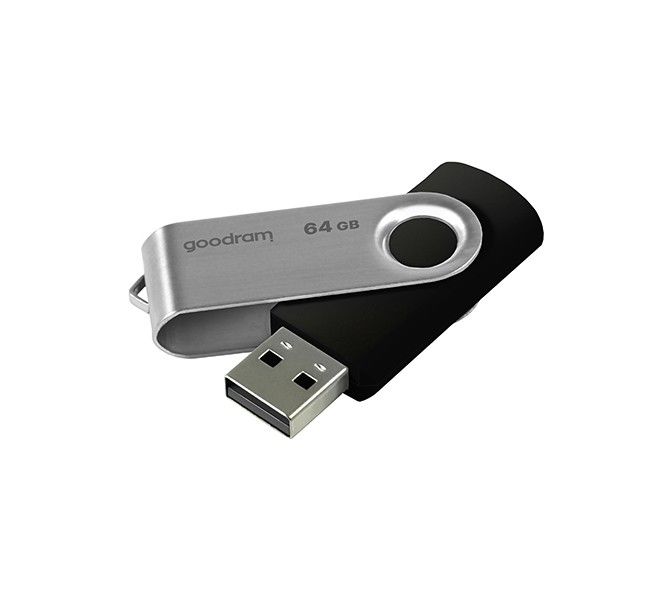 Флеш-накопичувач USB2.0 64GB GOODRAM UTS2 (Twister) Black (UTS2-0640K0R11)