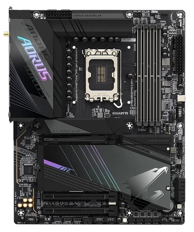 Материнська плата Gigabyte Z790 Aorus Pro X WiFi7 Socket 1700