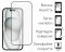 Захисне скло Dengos для Apple iPhone 15 Pro Max Black Full Glue (TGFG-321)