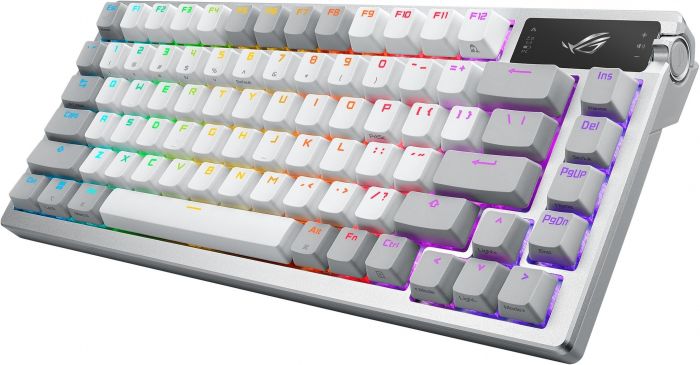 Клавіатура бездротова Asus ROG Azoth RGB WL BT White (90MP031A-BKUA11)