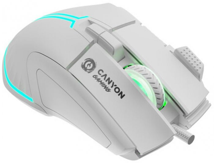 Миша Canyon Fortnax GM-636 RGB USB White (CND-SGM636W)