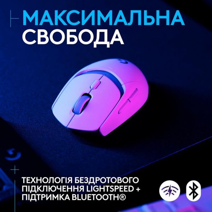 Миша бездротова Logitech G309 White (910-007207)