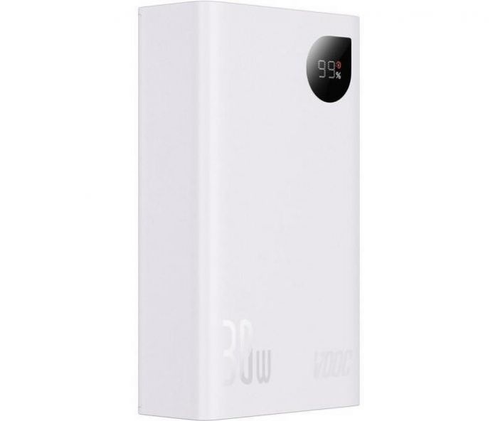 Універсальна мобільна батарея Baseus Adaman2 20000mAh White (PPAD050002) (1283126558641)