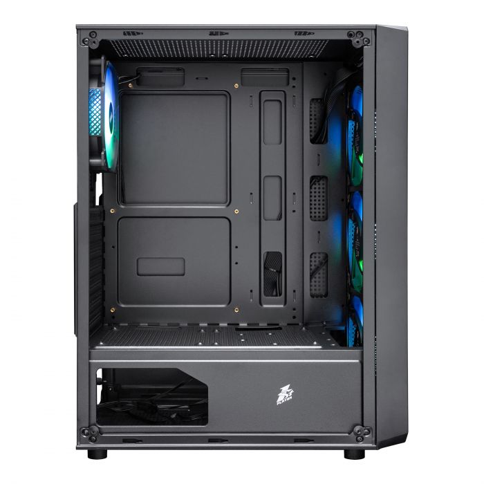 Корпус 1stPlayer FD3-4F2(AP)-BK Black без БЖ