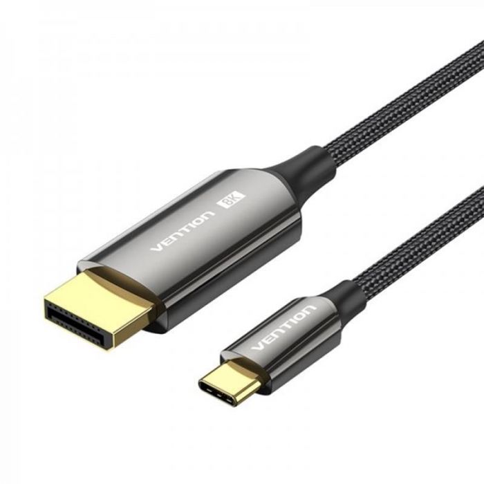 Кабель Vention USB Type-C - DisplayPort (M/M), 0.5 м, Black (CRFBD)