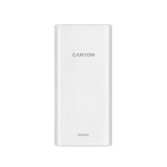 Універсальна мобільна батарея Canyon PB-2001 20000mAh White (CNE-CPB2001W)