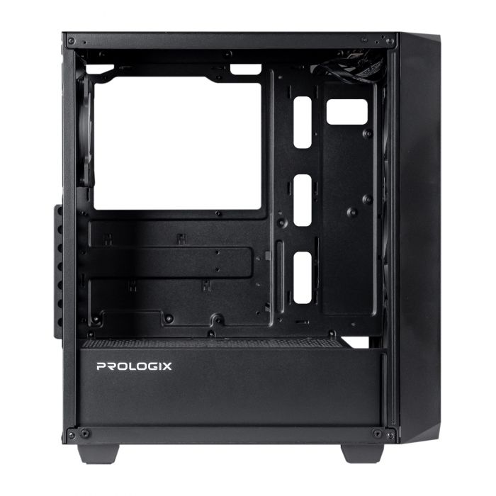 Корпус Prologix E120 Tempered Glass&Mesh Black