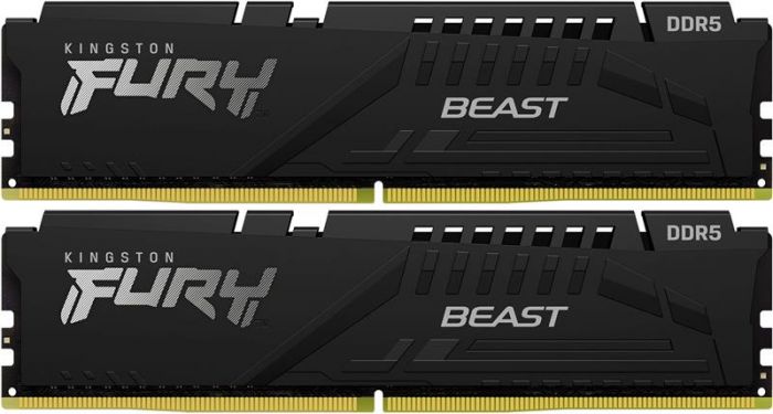 Модуль пам`яті DDR5  2x16GB/6000 Kingston Fury Beast Black (KF560C36BBE2K2-32)