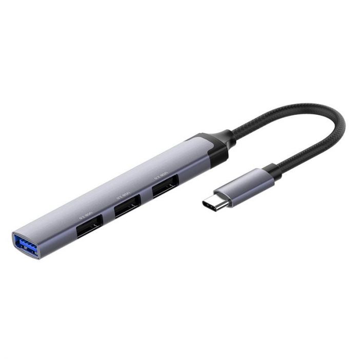 Концентратор СolorWay USB-C 4-в-1 USB2.0х3/USB3.0 (CW-HUB04)