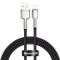 Кабель Baseus Cafule Metal USB - Lightning (M/M), 2.4A, 1 м Black (6953156202245)