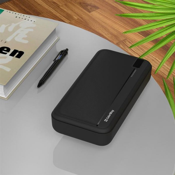 Універсальна мобільна батарея ColorWay High-power 20000mAh Black (CW-PB200LPA4BK-PD)