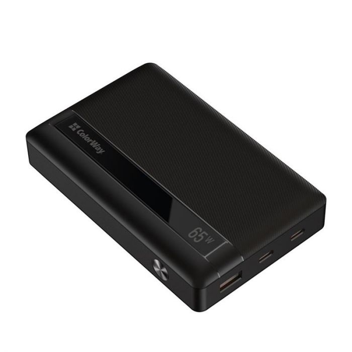 Універсальна мобільна батарея ColorWay Powerful 20000mAh Black (CW-PB200LPA3BK-PDD)